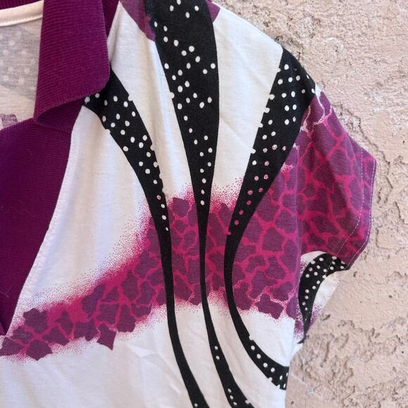 Vintage 90s Kaelin Cute Coquette Tennis Polo Size Womens Small - Picture 5 of 5